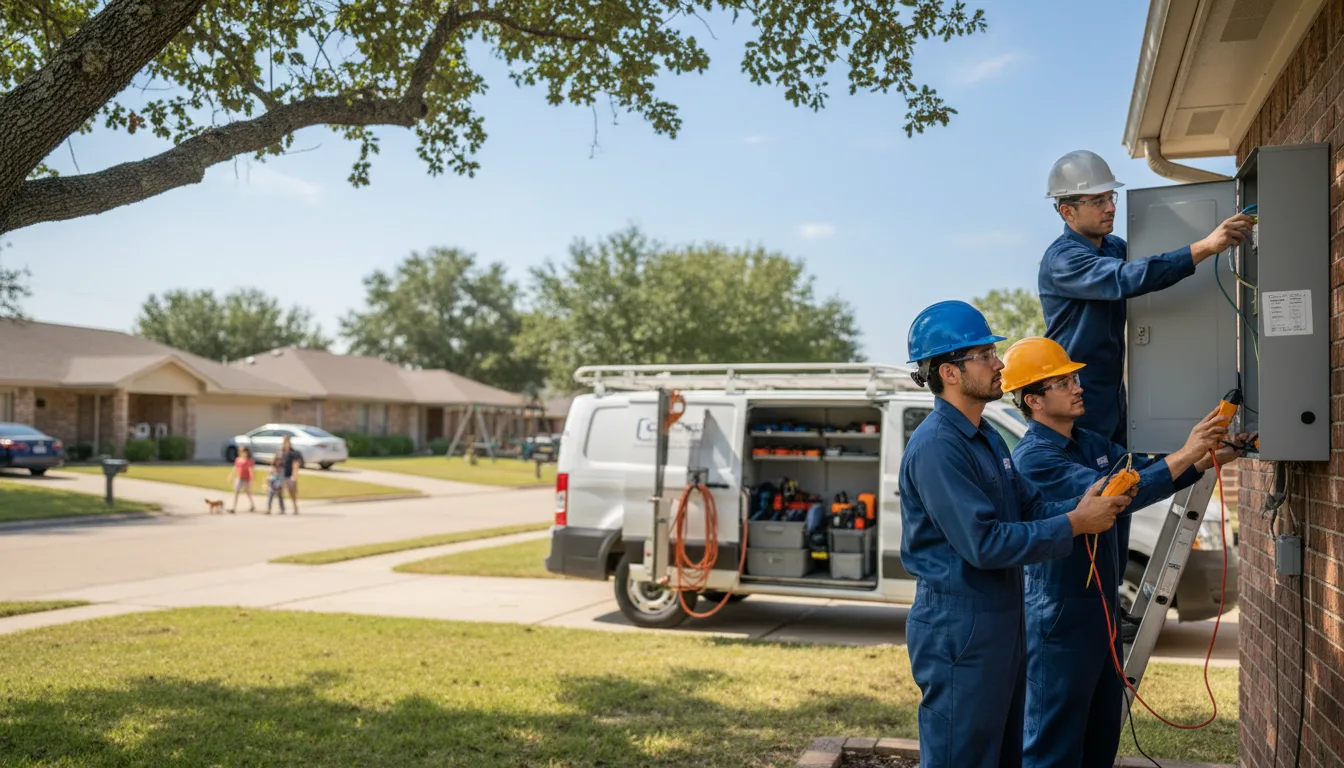 Certified electrician providing emergency electrical services in Los Fresnos, TX